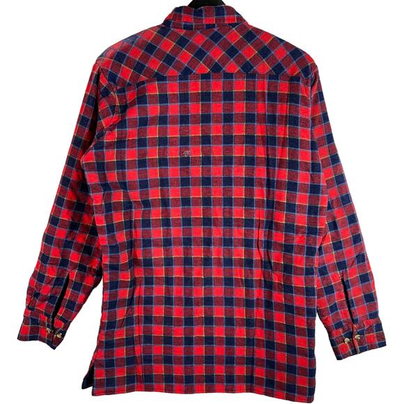 Timber Ridge Flannel plaid Long Sleeve Button Down - Picture 5 of 8